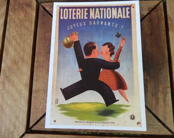 5 Post Card Vintage, vintage French, Reproduction of French Vintage posters, Wall Art, size 15cm x 21cm 5.90 'x 8.26' FREE Shipping