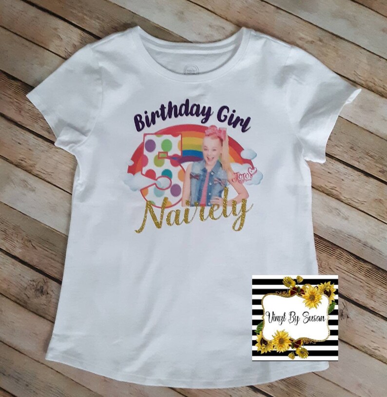 Personalized Birthday Set JoJo Inspired Birthday Set JoJo Themed Tshirt /& Tutu Set JoJo Birthday Set