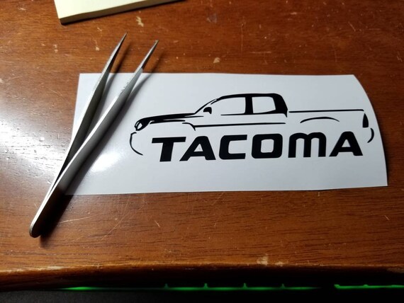 Toyota Tacoma Taco Truck Car Vinyl Decal Many Colors Free Usa Shipping