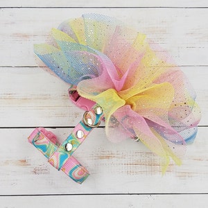 Ferret tutu harnais pastel arc-en-ciel furet jupe furet robe furet