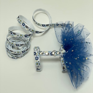 Harnais furet avec jupe. Harnais Tutu pour furet. Robe de furet bleue confortable
