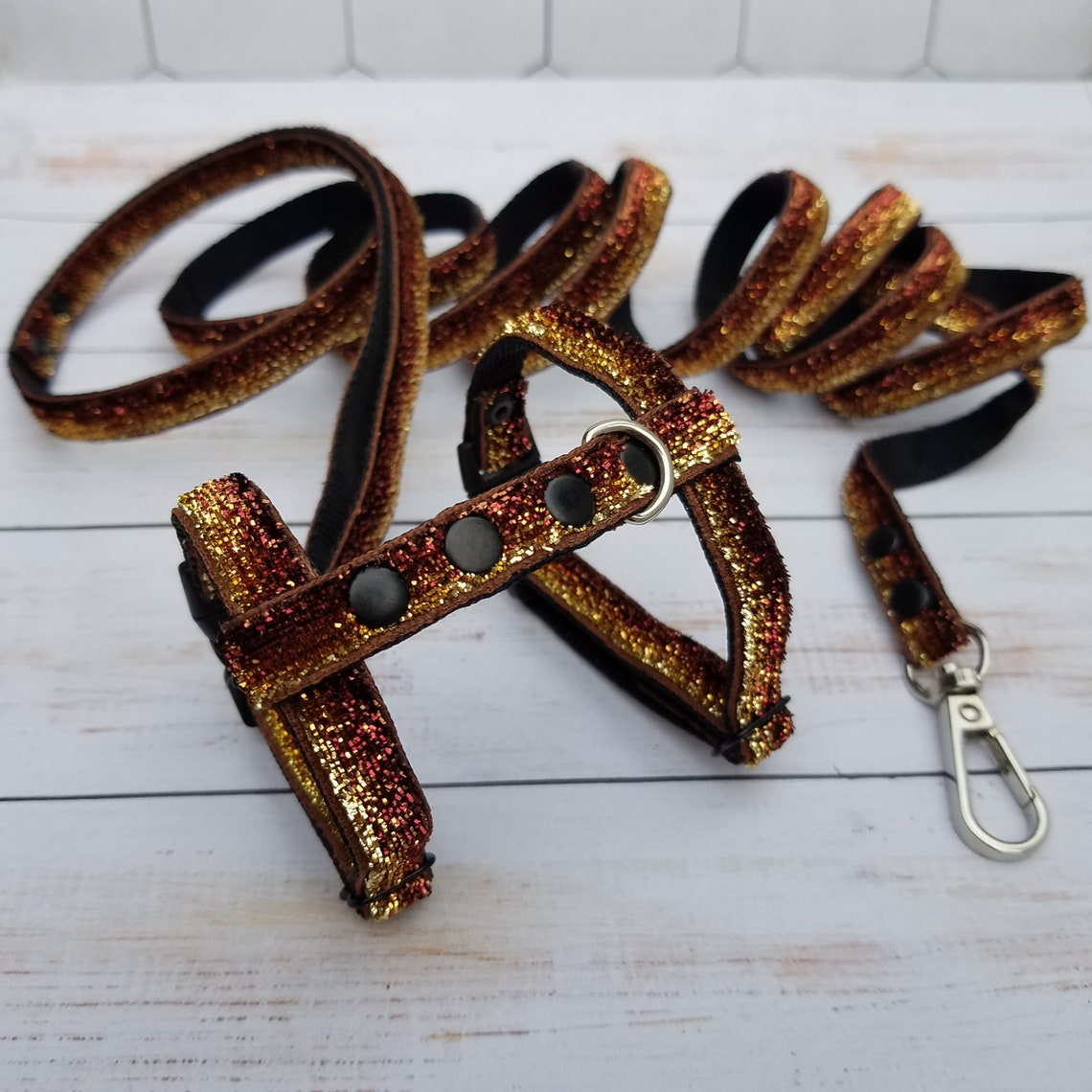 Ferret Harness With Leash. Sparkling and Attractive. Etsy
