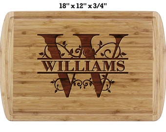 Personalized Cutting Boards - GROOVED