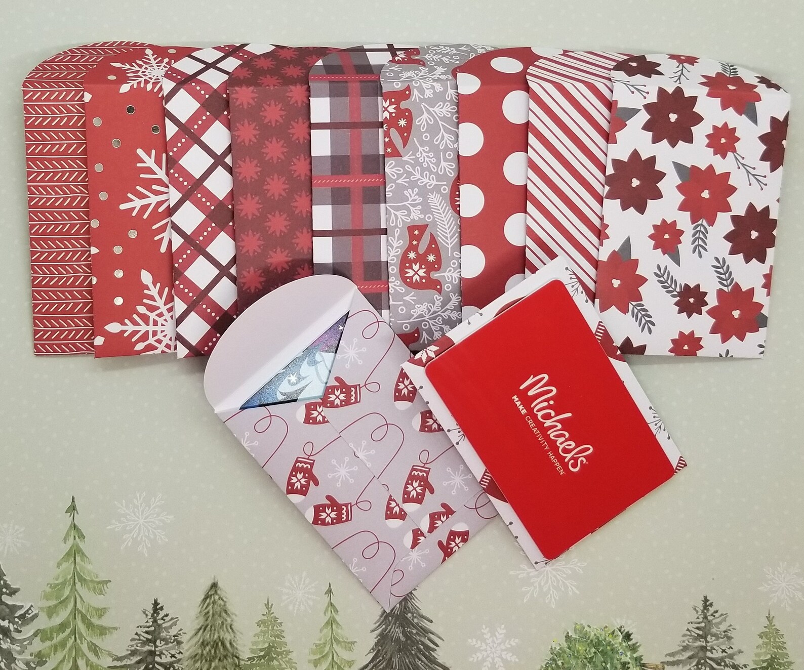 Porte-cartes Cadeaux De Noël - Lot De 3 Enveloppes à Argent Avec Glands Et Pompons - Idéal Pour Offrir Des étrennes Aux Proches