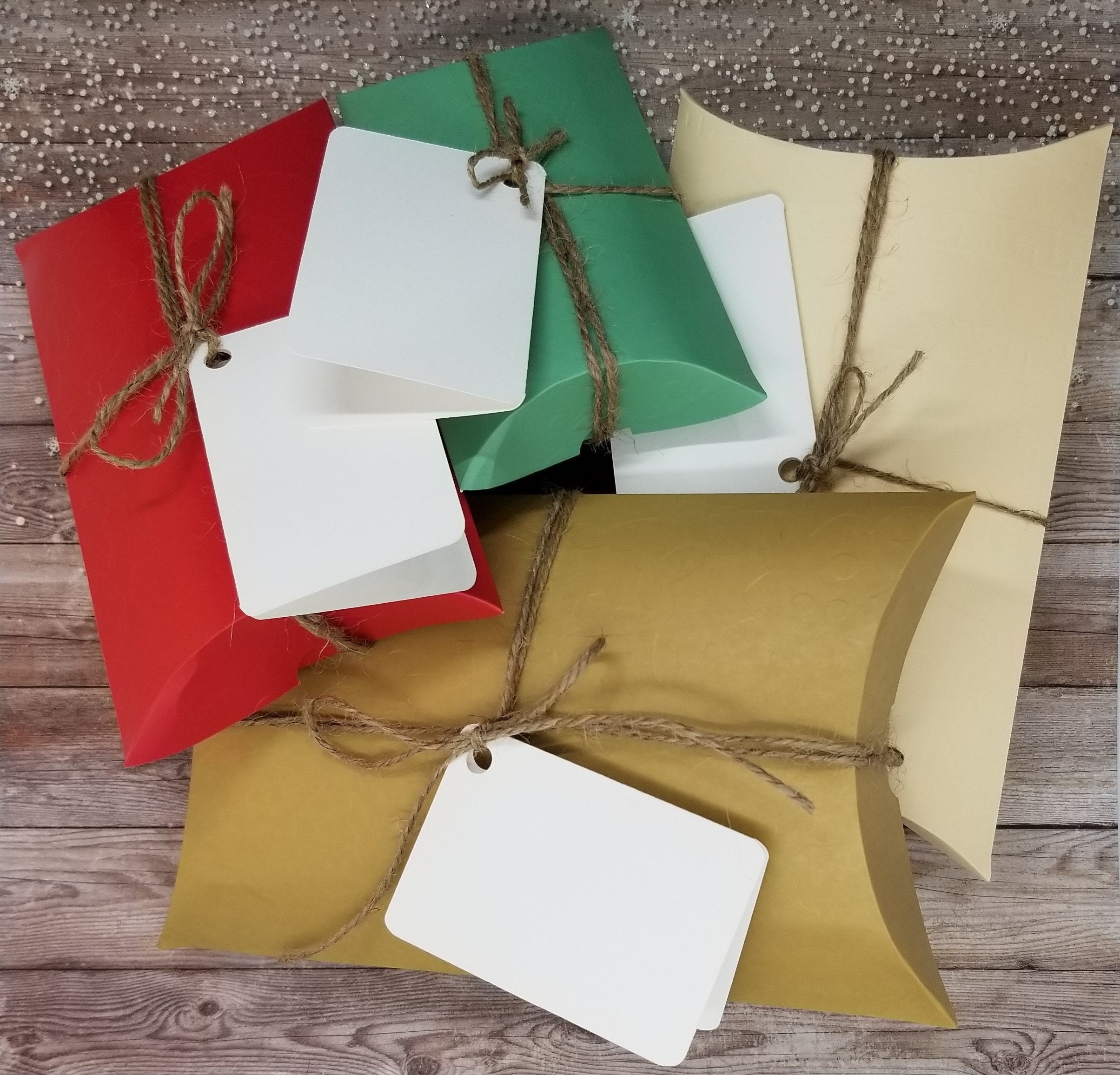 Pillow Gift Box Pillow Boxes 1 set of 4 Etsy