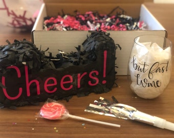 Celebration Party in a Box | Celebration Box | Engagement Gift | Birthday Gift for Her | Best Friend Gift Box | Birthday Pinata Box |