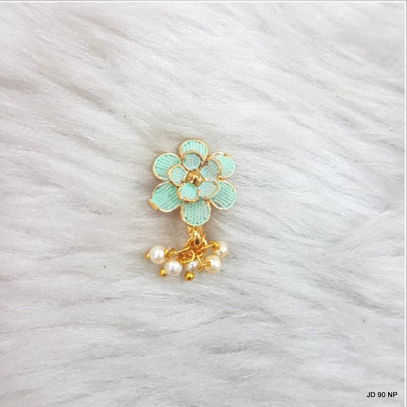 Bollywood Jewelry Bridal Nose clips Non Piercing Indian Traditional Nath Bridal Jewelry Indian Ethnic Nathini Big Nose Ring Nose Pins