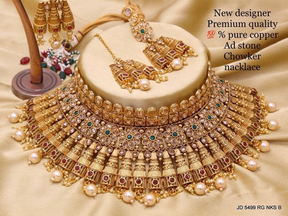 Pure gold bridal jewellery sets deals
