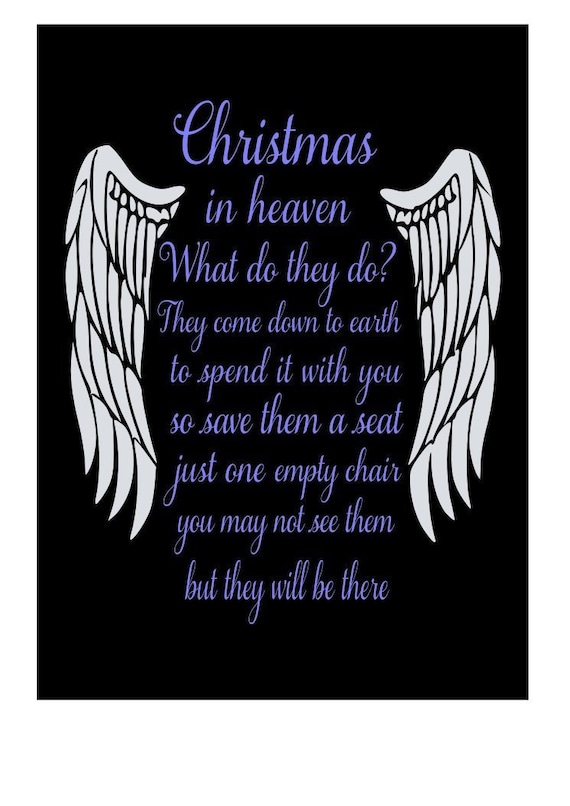 Download Free Christmas In Heaven Svg Etsy SVG DXF Cut File