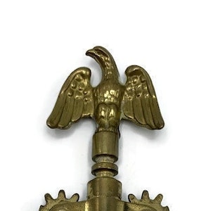 Brass corkscrew with eagle