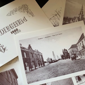 Reproduction de cartes postales anciennes choisies dans la collection René Reniers de DIEGEM DIEGHEM