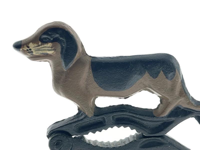犬の形をしたヴィンテージ鋳鉄製ナッツクラッカー - Etsy 日本