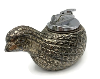 Silver VALENTI lighter in the shape of a bird