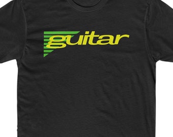 Retro Guitar Magazine 80's 90's T-shirt Vintage Tee Guitars Musician World Tele Telecaster Ibanez Kramer Wylde Kiss ACDC