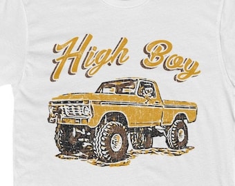 Vintage Ford 1979 High Boy Lifted Truck T-shirt retro old school F150 F250 4x4 4wd Monster Dentside 70's Tee