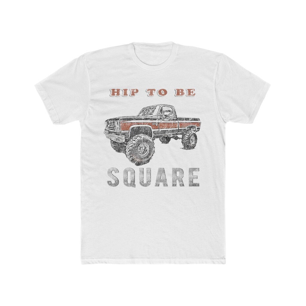 Vintage Chevy Hip to Be Square Body Lifted Truck T-shirt 4X4 - Etsy