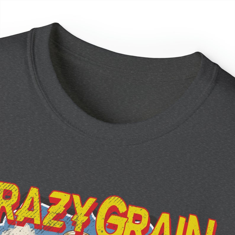Crazy Grain Ozzy Farmer Parody Rock Heavy Metal Funny 2024 USA america Black Sabbath Train Guitar Gibson Rocker T-shirt image 9