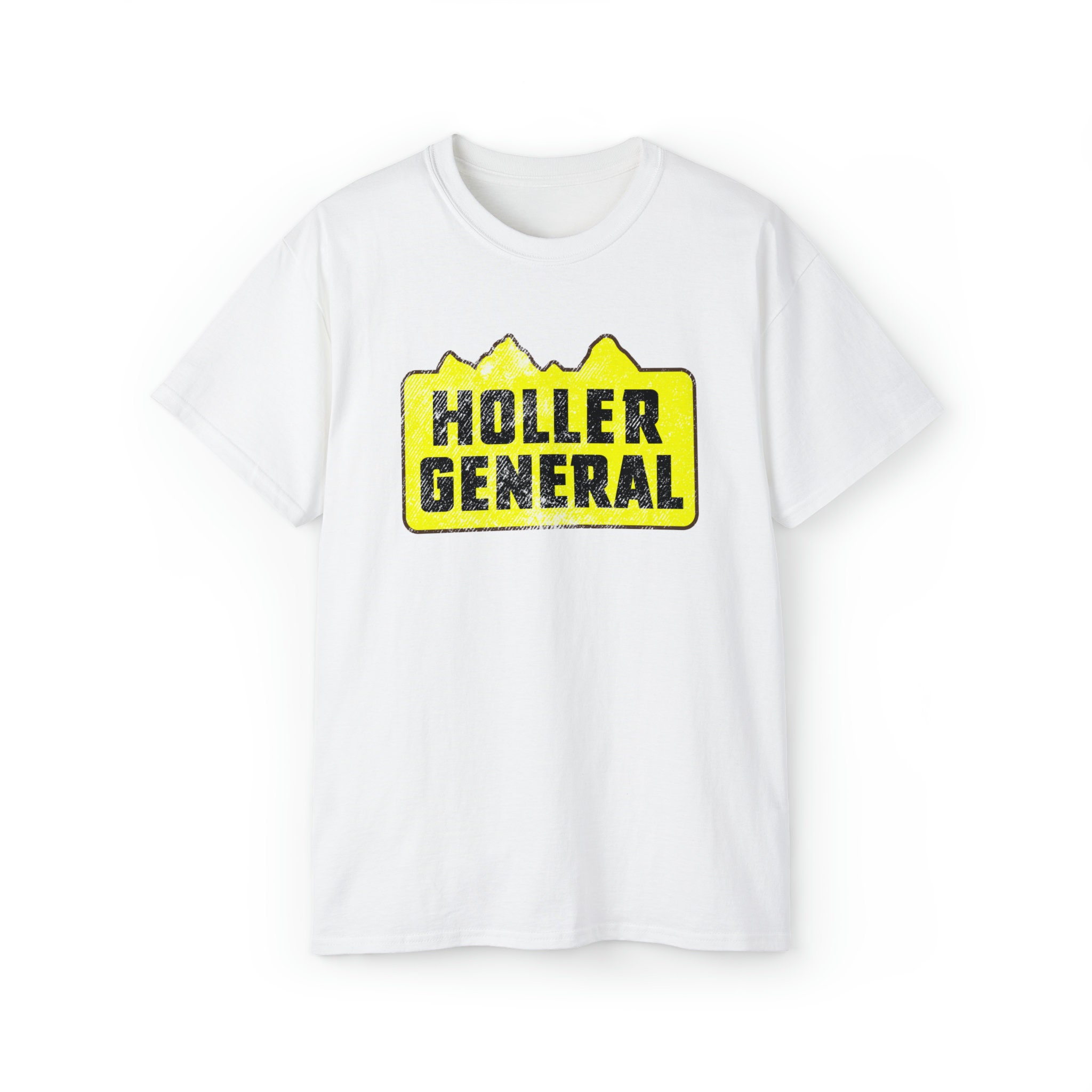 Holler General Parody T-shirt Mountains Country Music Hiking Hillbilly Coal Yee Haw Outlaw Tennessee Virginia Kentuck