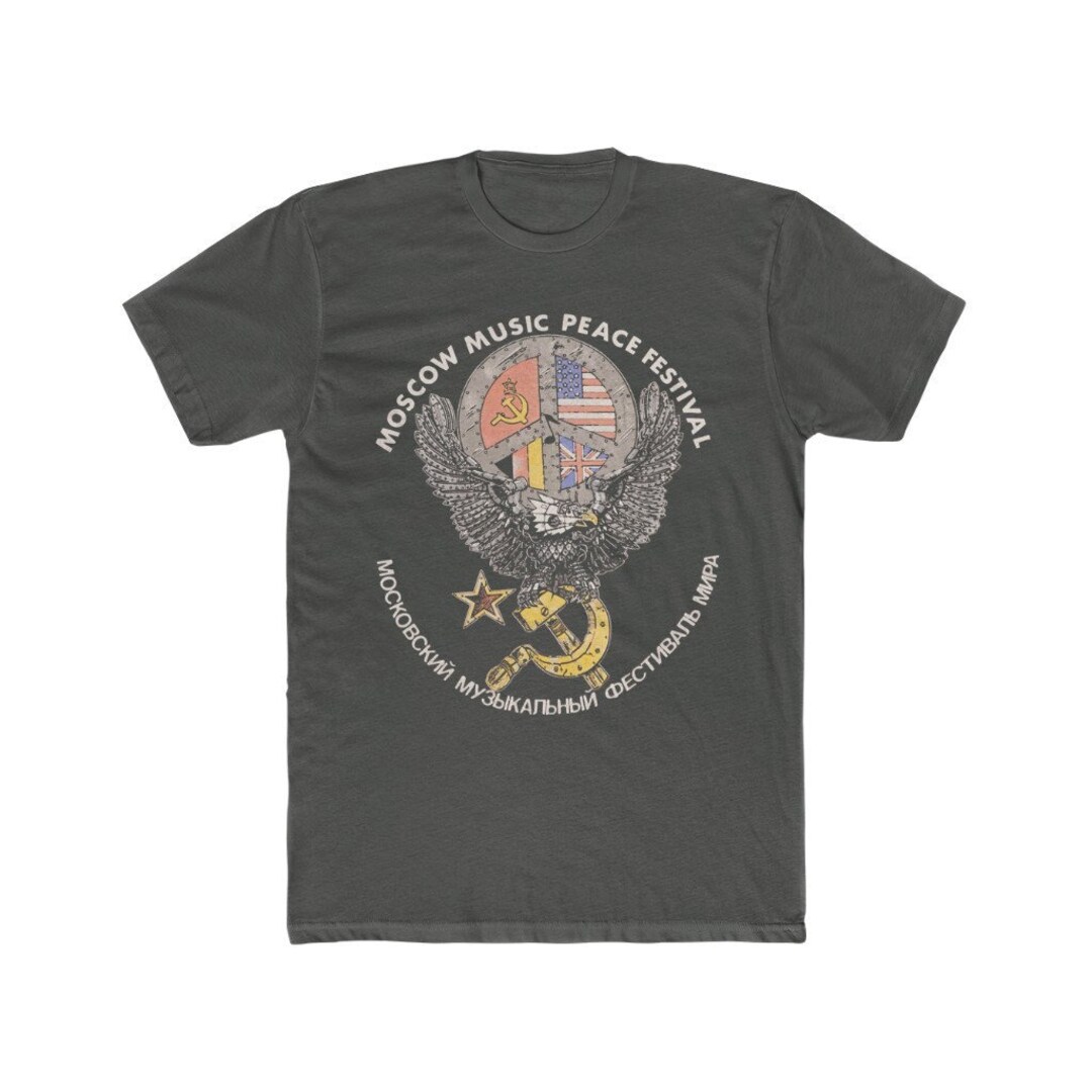 Moscow Peace Festival Rare T-shirt - Authentic Reproduction From a Real ...