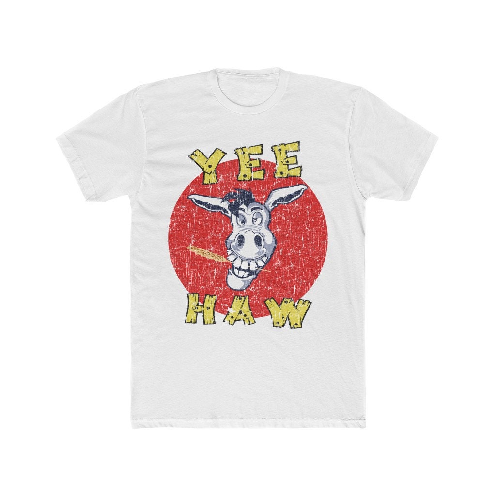 YEE HAW Hillbilly Backwoods T-shirt Nashville Vintage Parody