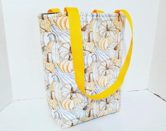 Halloween Market Tote - Reusable Bags with Handles - Eco-Friendly Market Tote Bag, Christmas Bag, Holiday Purse