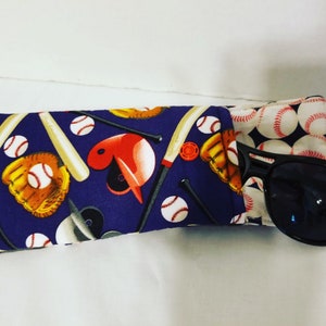 Custodia per accessori da baseball, Custodia per telefono in tessuto, Custodia morbida, Custodia per occhiali da vista, Porta occhiali da sole, Custodia per occhiali, Regalo di Natale