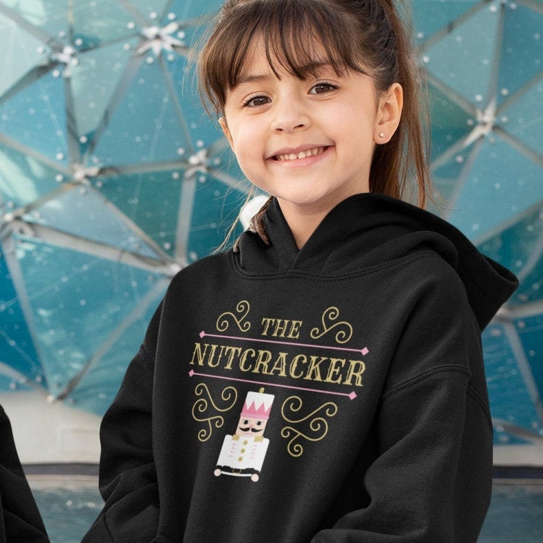 Modern Nutcracker Ballet Sweatshirt Gold Scrolls Design Etsy