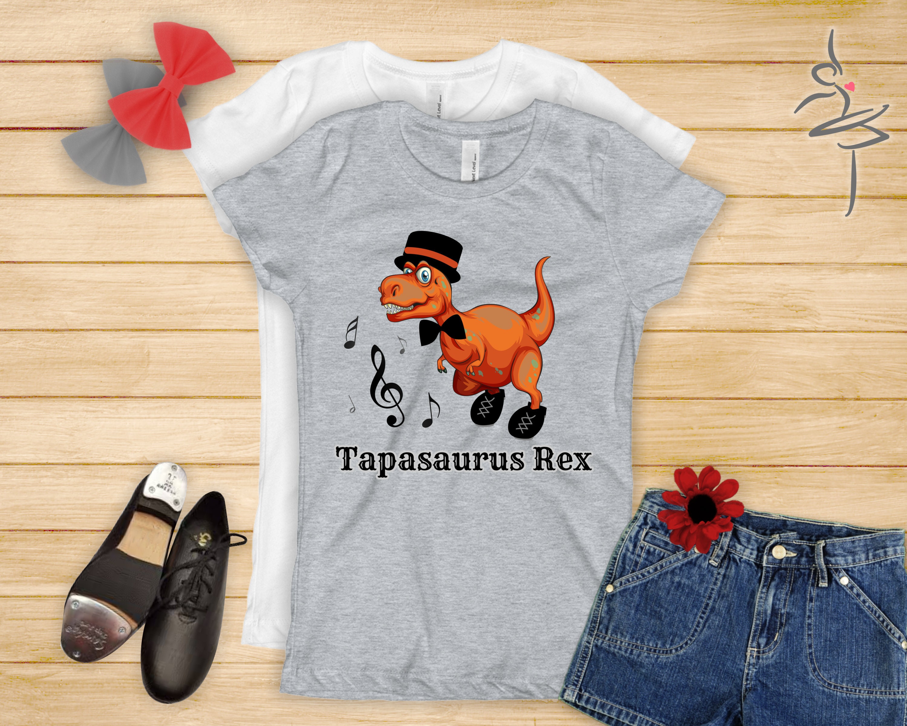 Kids Tap Dance Shirt Dancing Dinosaur Recital Gift - Etsy