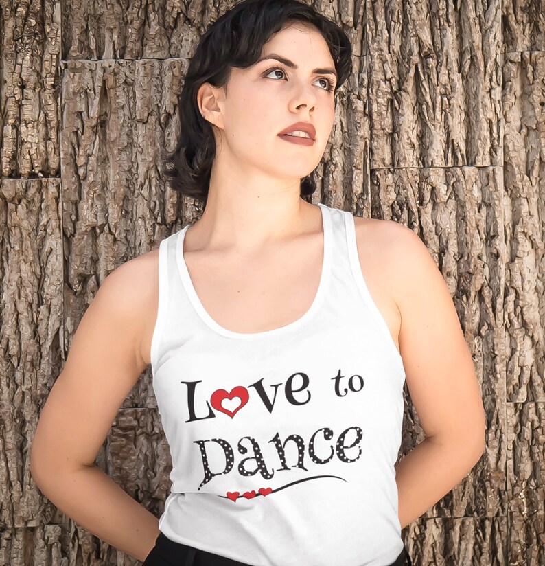Cute Love to Dance Tank Top Dance Recital Gift Etsy
