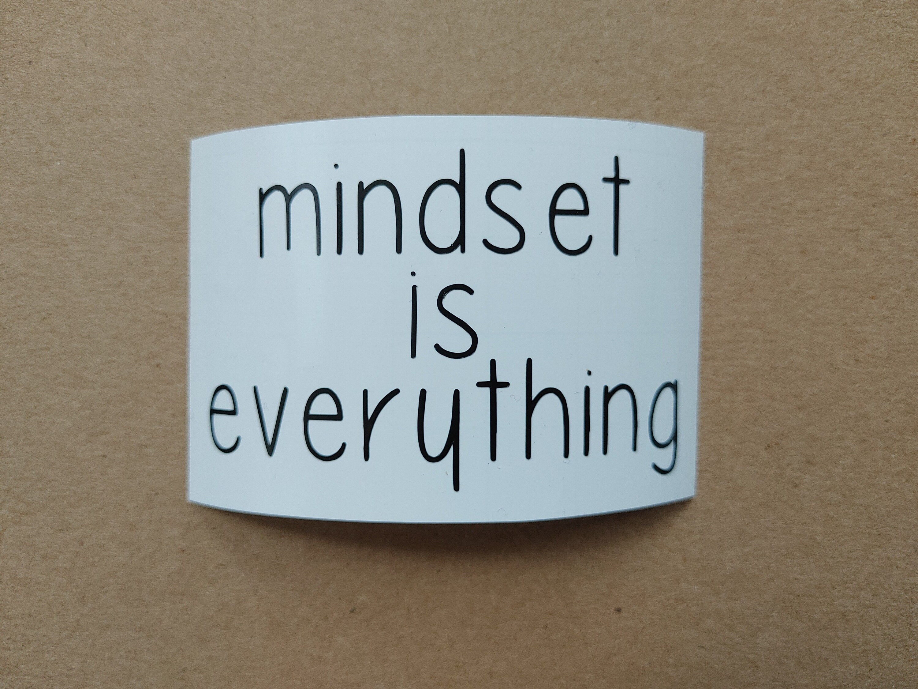 Mindset Is Everything Vinyl Decal Etsy France