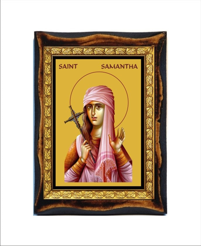 Saint Samantha Santa Samantha Sainte Samantha Samantha Etsy
