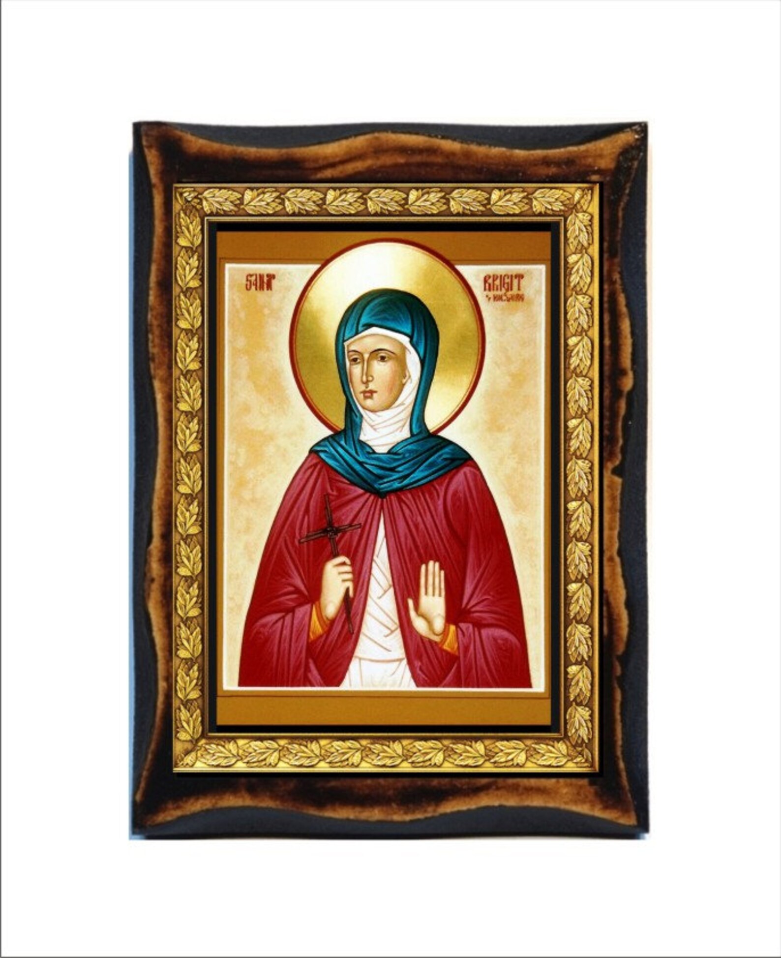 Sainte Brigitte de Kildare Brigid dIrlande Brigida di Etsy France