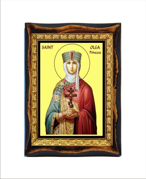 Saint Olga Olga of Kiev Santa Olga Olga Di Kiev Sainte Etsy