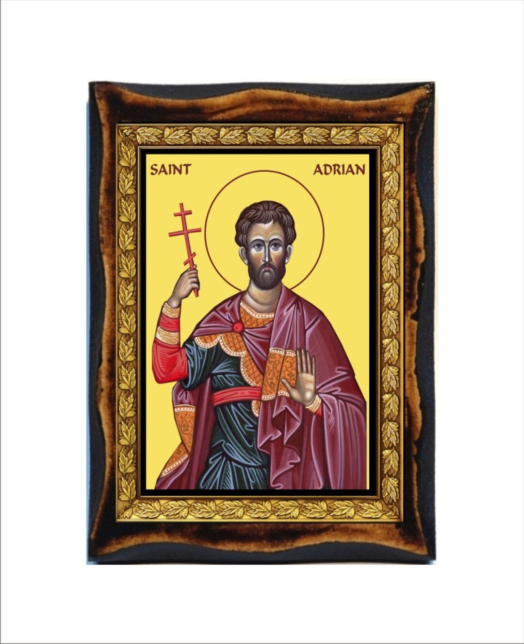 Saint Adrian Adrian of Saint Adrien De Etsy