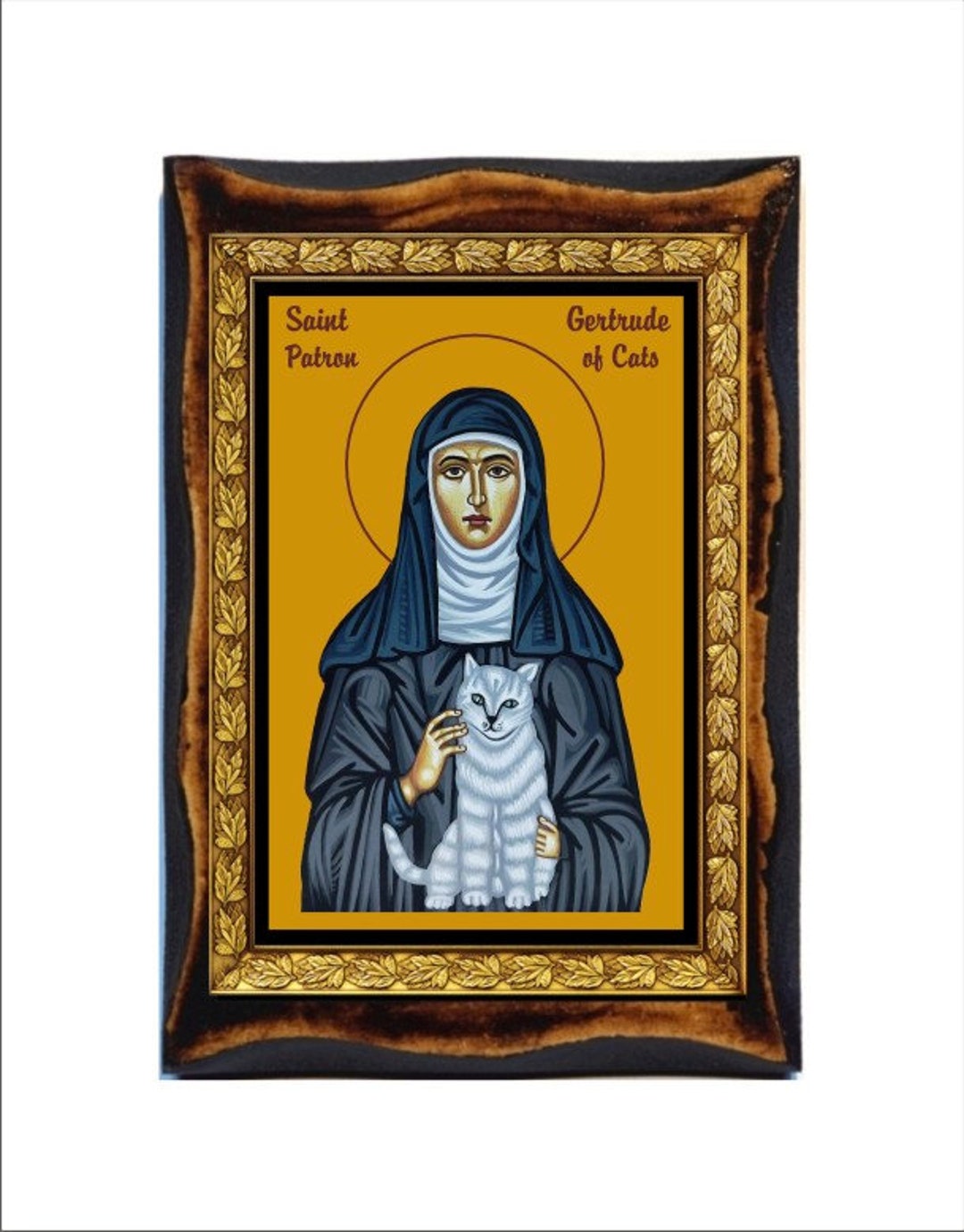 Saint Gertrude of Nivelles Sainte Gertrude Santa Gertrude Sankt Gertrud ...