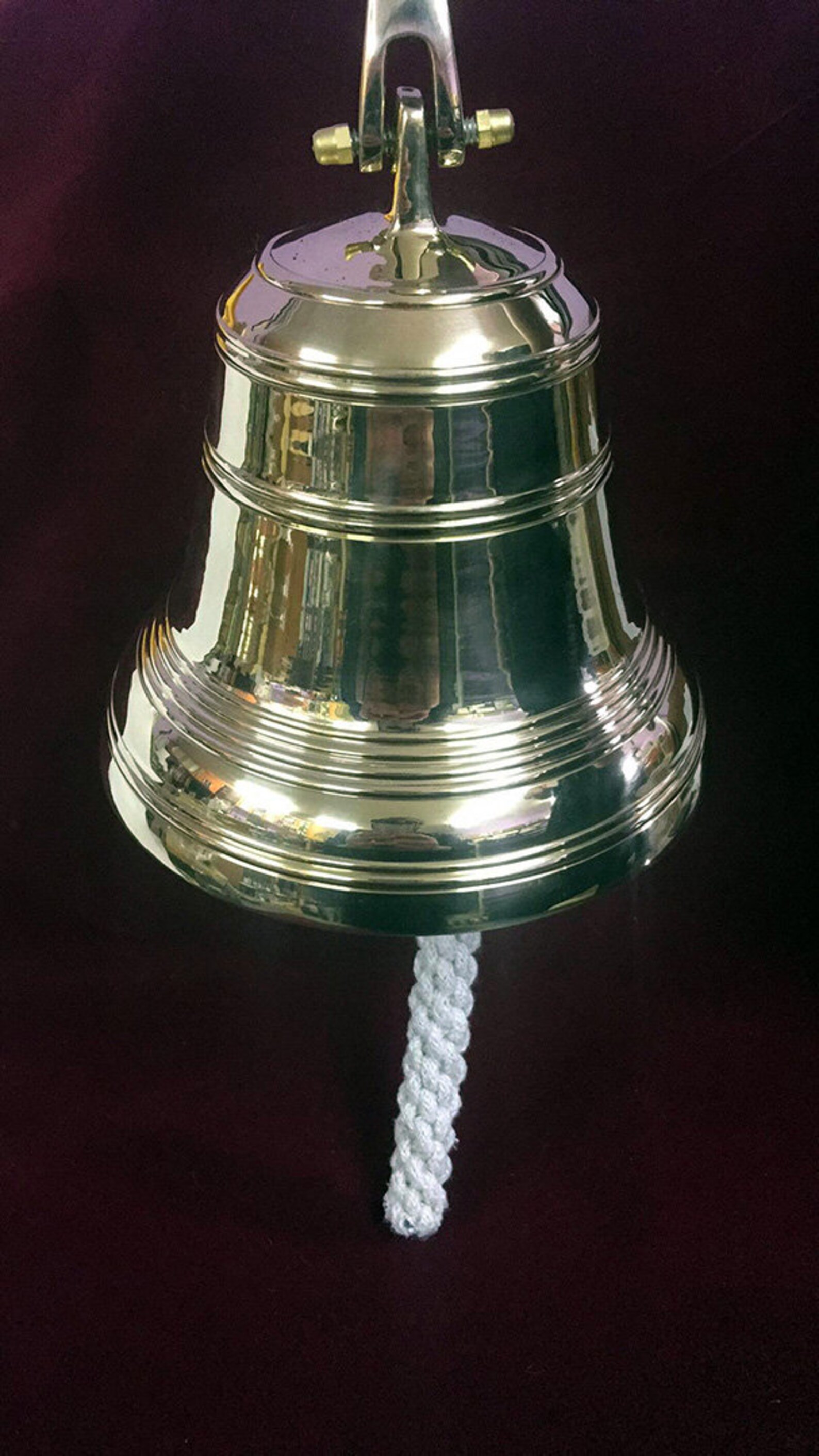 Decorative Bell Solid Brass Ship's Bell Ship's Etsy