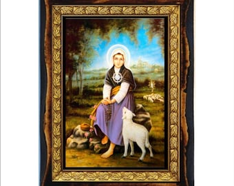 Saint Gertrude of Nivelles - Sainte Gertrude - Santa Gertrude - Sankt Gertrud  - Gertrude the Great - Santa Gertrude di Nivelles - Gertrude