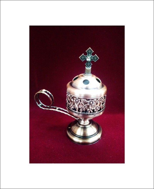 Catholic Incense Burner for sale Only 4 left at 75