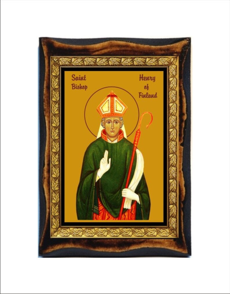 Saint Henry of Finland Enrico Di Uppsala Henri De Etsy