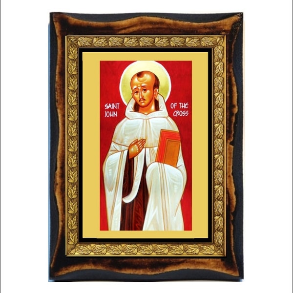 Saint John of the Cross - Giovanni della Croce - Johannes vom Kreuz - Jean de la Croix - Juan de la Cruz Orthodox, Catholic, Home Decor