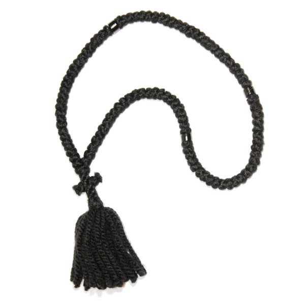 Prayer Rope 100 knots wool with Holy Myrrh -  Authentic Prayer Rope  from Mount Athos - Chotki - Komboskini - Good Luck - Cordon de oracion