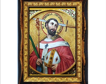Saint Thomas Becket - Saint Thomas de Cantorbery - Tomas Becket - San Tommaso Becket - Thomas Becket - Sao Tomas Becket - Tomasz Becket
