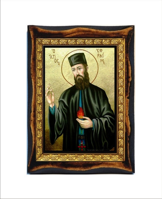 Sfantul Efrem Saint Ephraim of Nea Makri Saint Ephraim of Mount Amomon 