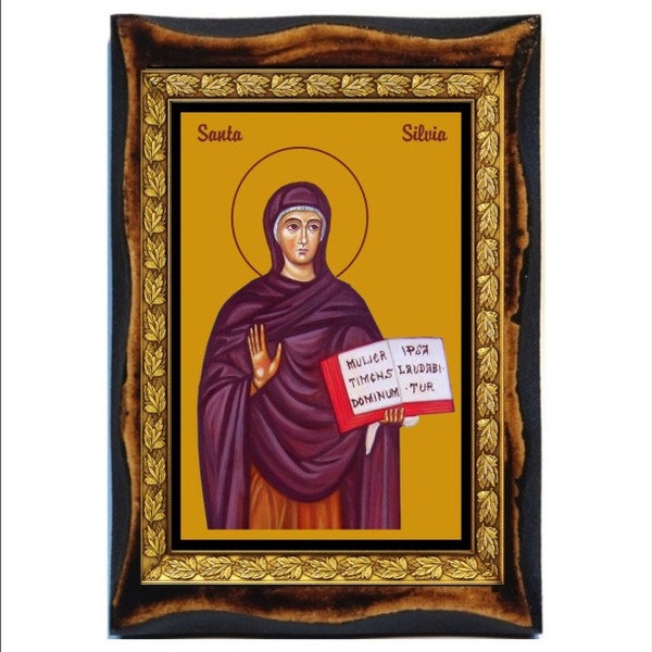 Saint Silvia - Sainte Silvie - Saint Sylvia - Santa Silvia - Santa Sílvia - Silvia de Roma - Silvia of Rome - Sylvie de Rome - Święta Sylwia