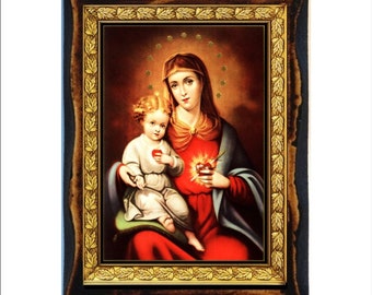 Immaculate Heart of Mary - Cuore Immacolato di Maria - Immacule de Marie - Inmaculado Corazon de Maria -Unbeflecktes Herz Maria -Serce Maryi