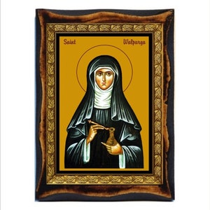 Saint Walpurga Santa Valpurga Santa Walburga Sainte Walburge Santa Valburga Walburga Saint Valderburg Saint Guibor image 1