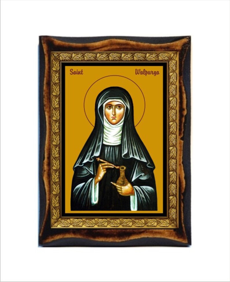 Saint Walpurga Santa Valpurga Santa Walburga Sainte Walburge Santa Valburga Walburga Saint Valderburg Saint Guibor image 1