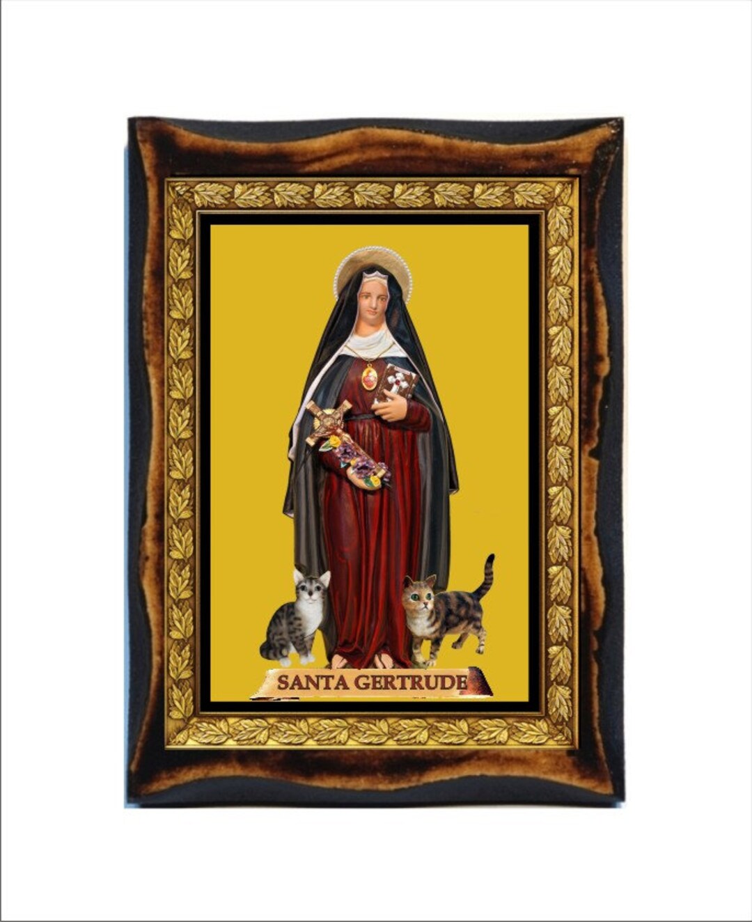 Saint Gertrude of Nivelles Sainte Gertrude Santa Gertrude Sankt Gertrud