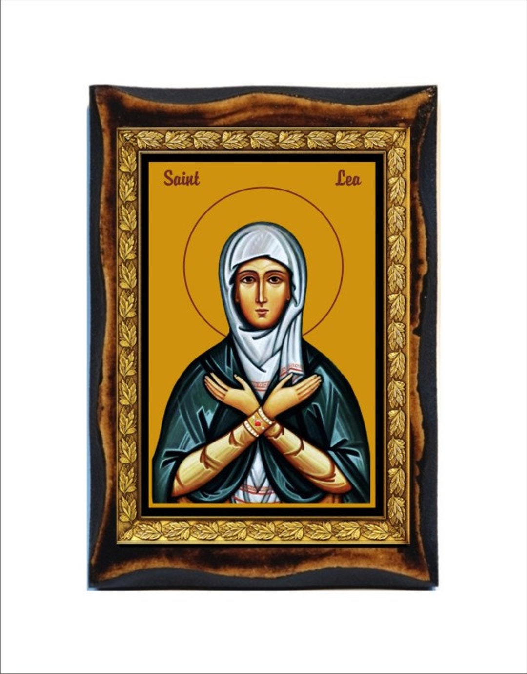 Saint Lea Saint Leah Saint Lea of Rome Sainte Lea Etsy