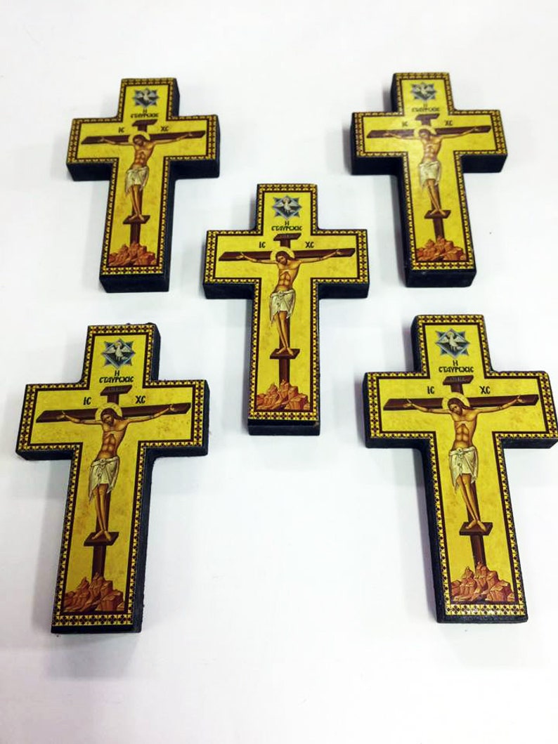 Crucifix Jesus Wall Cross Wood Cross Hanging Croix Etsy